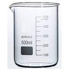 Beaker - Durasil 500ml glass