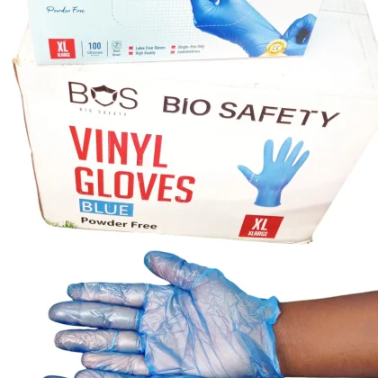 Blue Vinyl Gloves - Chemolife Limited