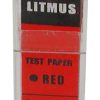 Litmus paper red 100 strps