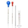 White Borosilicate Glass Graduated Pipette, for Chemical Laboratory, Capacity: 0.1 Ml To 25 Ml