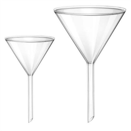 Clear Glass Funnel 150mm