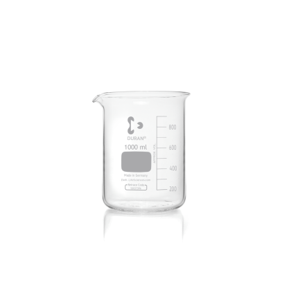 DURAN® Beaker, low form, with spout, 1000 mL