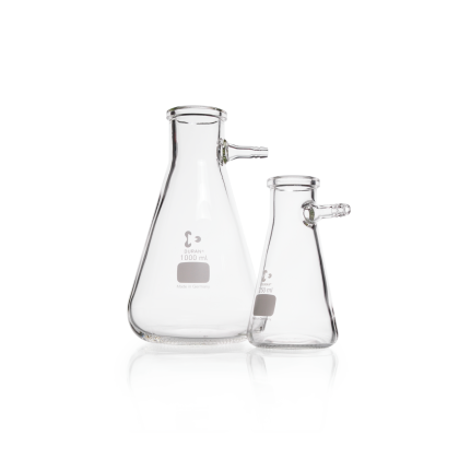 DURAN® Filtering Flask with Glass Hose Connection Erlenmeyer Shape 100ml