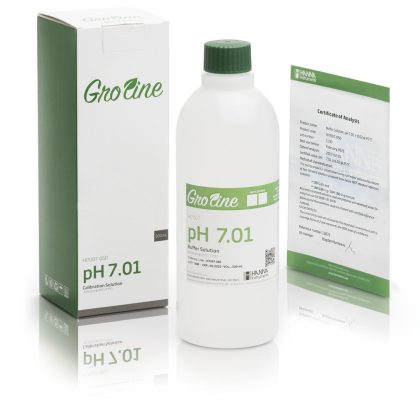 pH 7.01 Buffer Solution Groline 500ml Calibration Solution ± 0.02 pH @ 25°C (77°F)