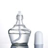 Plastic Cap Glass Alcohol Burner Spirit Lamp with Wick
