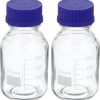 Reagent Glass Bottle Screw Cap Graduated Clear 250ml