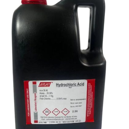 Hydrochloric acid 2.5L L/P