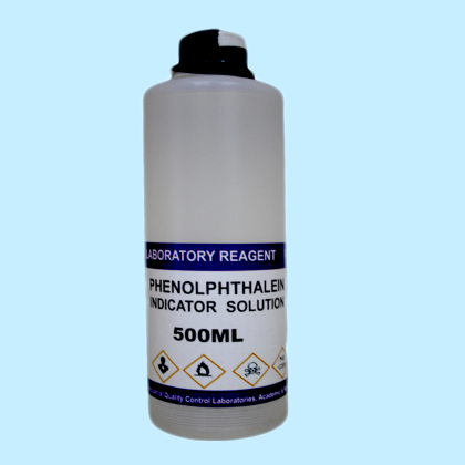 Phenolphthalein indicator solution 500ml