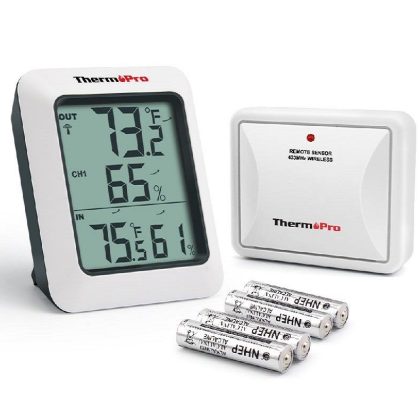 Thermometer with Humidity Meter/ TP-60C/ 2 sensors/ -20°C to 70°C/ 10% ~ 99% RH/ 50 m Range